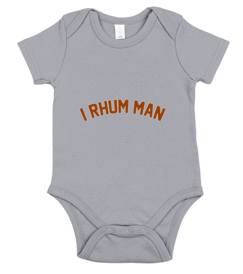 Official I Rhum man Short Sleeve Baby One-Piece