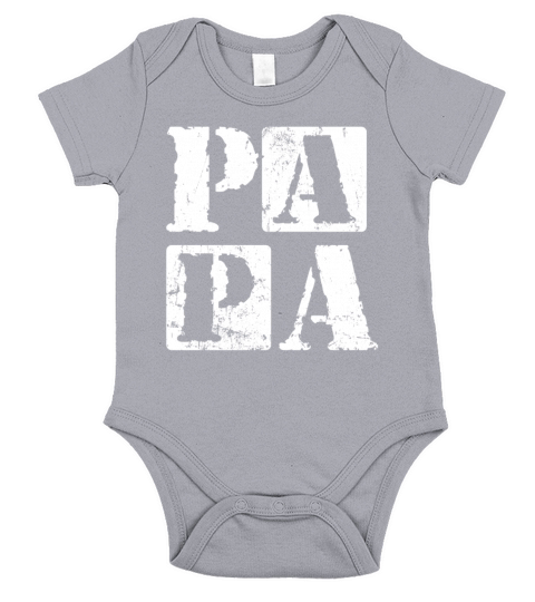 Papa Vatertag Ideen Vatertag Papa Short Sleeve Baby One-Piece