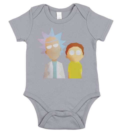 Rick and 1 Morty T-Shirt Short Sleeve Baby One-Piece