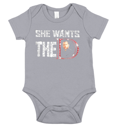 She wants the Donnie Wahlberg shirt Short Sleeve Baby One-Piece