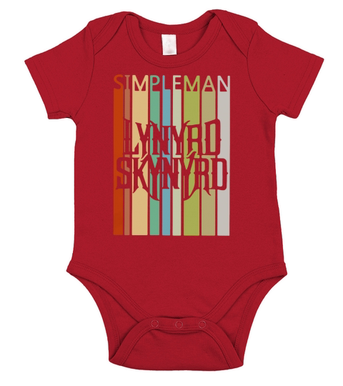 Simple Man Lynyrd Skynyrd Vintage shirt Short Sleeve Baby One-Piece