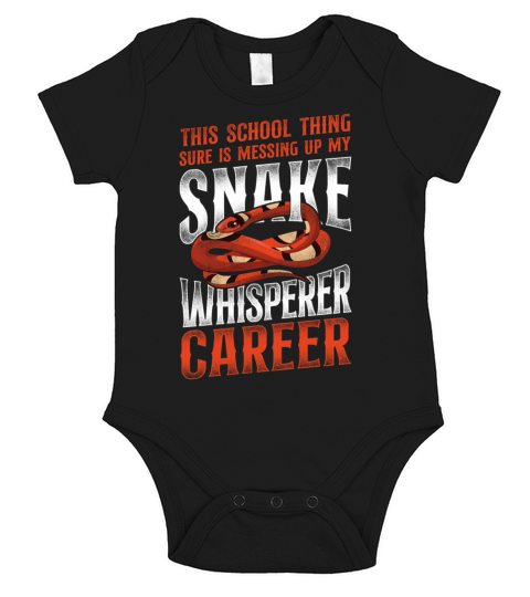 Snake Serpent Vintage This School Short Sleeve Baby One-Piece