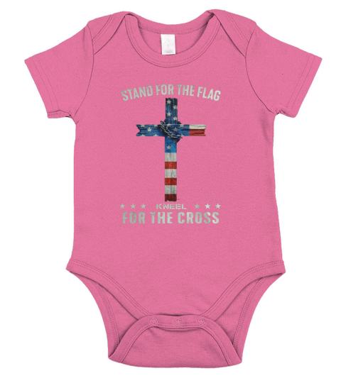 Stand For The Flag Short Sleeve Baby One-Piece