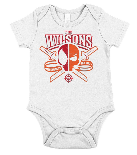 THE WILSONS DEATHSTROKE MERCENARIES FOR HIRE shirt, hoodie, sweater, longsleeve t-shirt Short Sleeve Baby One-Piece