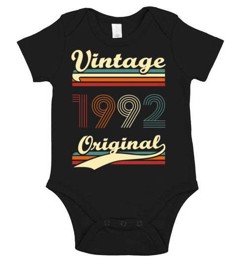 Vintage 1992 original 30 years anniversary Short Sleeve Baby One-Piece