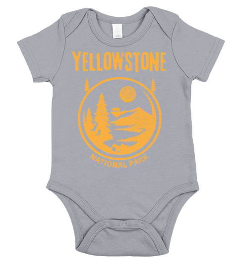 Yellowstone National Park Short Sleeve Baby One-Piece