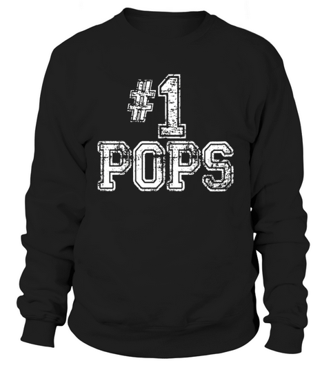 #1 Pops T Shirt - Number One Sports Jersey Gift Tee Sweatshirt Unisex