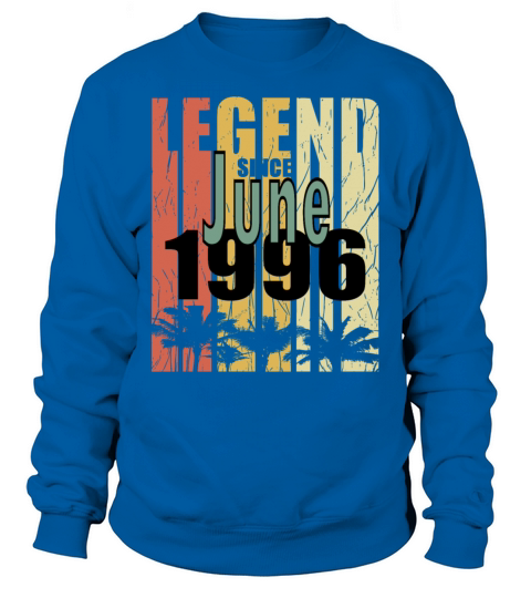 1996 vintage born in June gift Sweatshirt Unisex