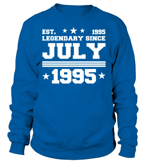 27th birthday July vintage 1995 gift idea Sweatshirt Unisex
