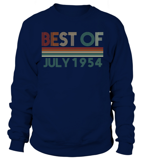 68th birthday July vintage 1954 gift idea Sweatshirt Unisex