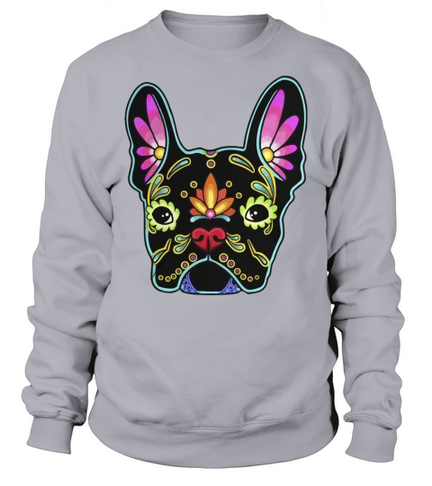 Bulldog Mexican Skull T-Shirt Sweatshirt Unisex