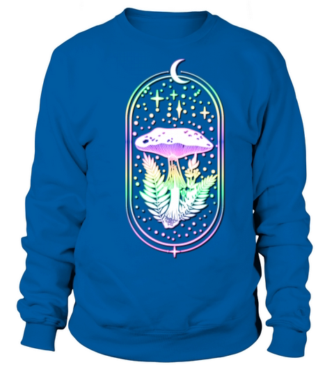 Goblincore Dark Academia Aesthetic Mushroom Sweatshirt Unisex