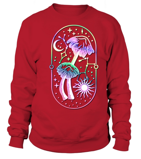 Goblincore Dark Academia Aesthetic Mushroom Sweatshirt Unisex