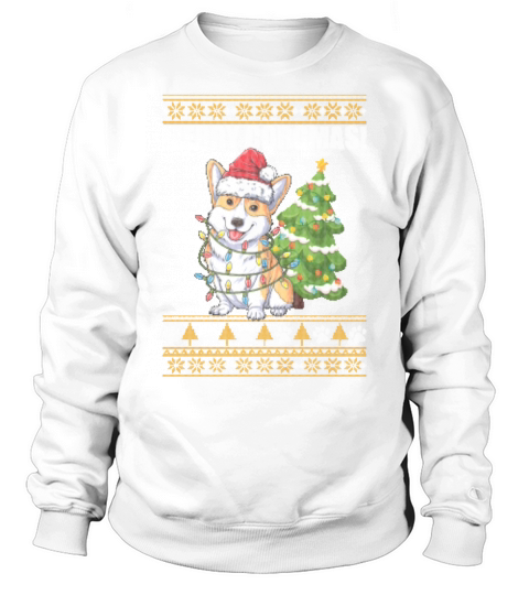 Merry Corgmas Funny Corgi Lovers Christmas Sweatshirt Unisex