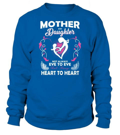 Mother And Daughter Heart To Heart Sweatshirt Unisex