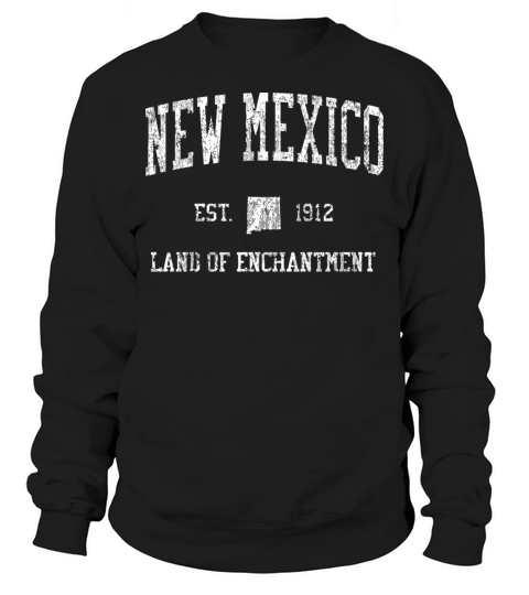 New Mexico Vintage Sports Design Sweatshirt Unisex