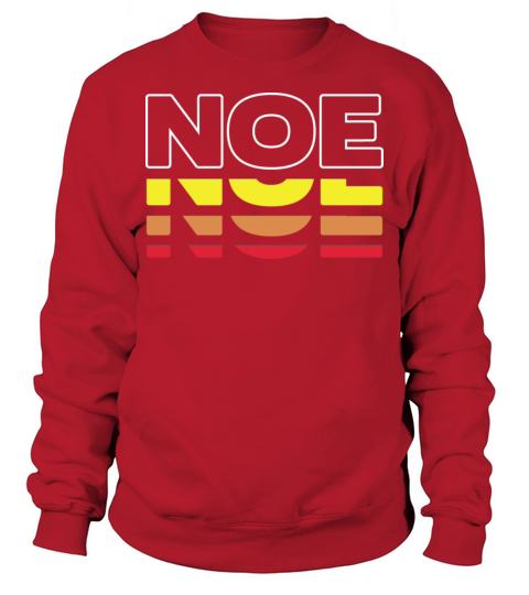 Noe First Name Funny Vintage Sunset Noe Sweatshirt Unisex