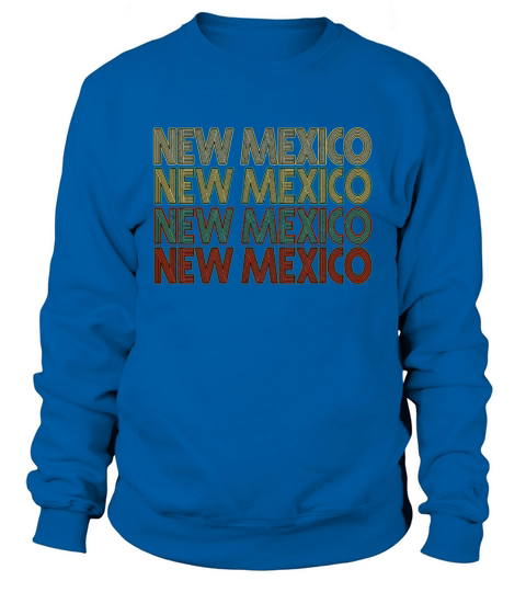 Retro America State Flag Vintage New Mexico Sweatshirt Unisex