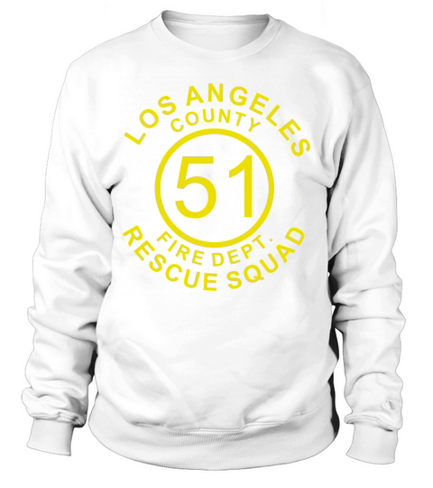 Squad 51 Emergency Vintage Fire Dept Rescue T-Shirt Sweatshirt Unisex