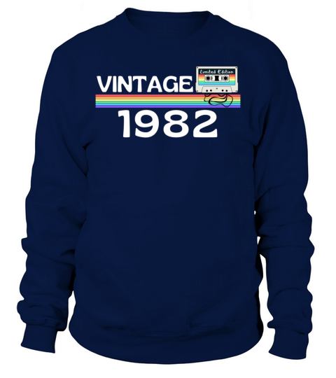 Vintage 1982 Rainbow Cassette Sweatshirt Unisex
