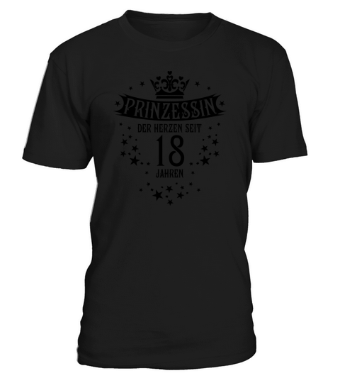 01 Prinzessin der Herzen seit 18 Jahren Geburtstag T-Shirt Unisex