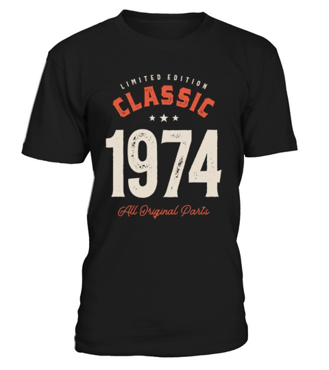 Classic 1974 - 48th Birthday Vintage T-Shirt Unisex