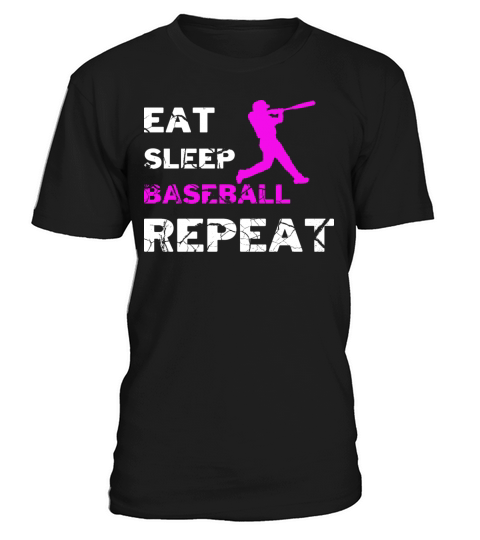 EAT SLEEP BASEBALL REPEAT T-Shirt Unisex