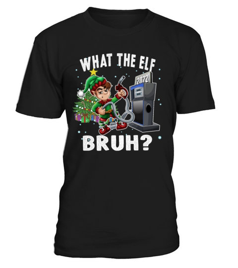 Elf Pumping Gas for Christmas 2022 Funny T-Shirt Unisex