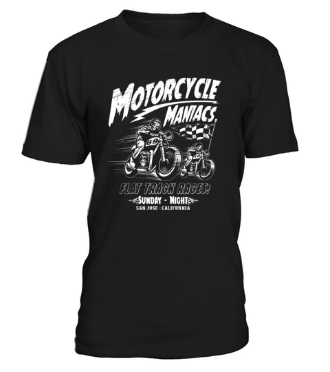 Motorcycle Maniacs Cafe Racer Rally Rider T-Shirt T-Shirt Unisex