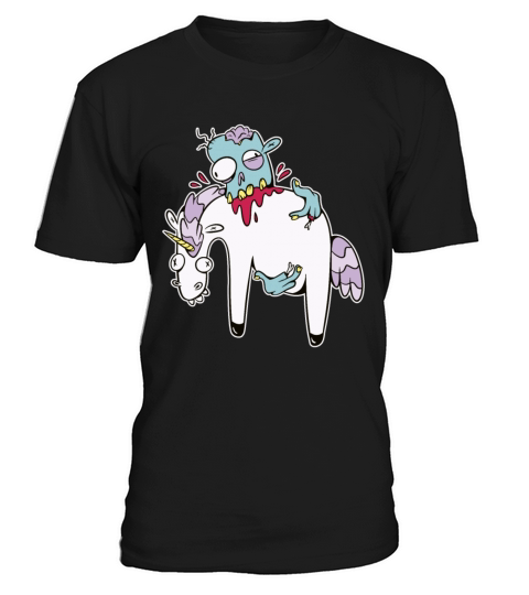 Zombie Eating Unicorn T-Shirt Unisex