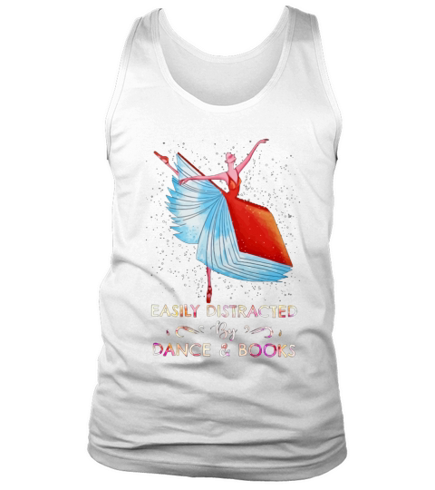 Ballet easily distracted by dance and books - Coffee Mug (colored) Tank Top Unisex