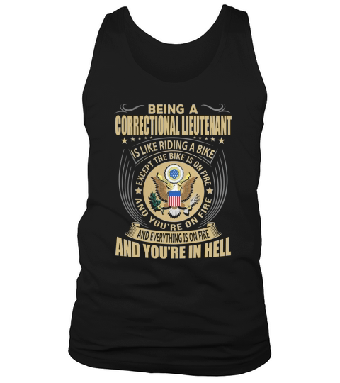 Being a Correctional Lieutenant like Riding a Bike Job Title Shirts Tank Top Unisex