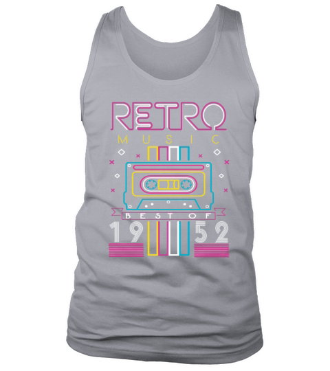 Best Of 1952 Retro Cassette Vintage Birthday Tank Top Unisex