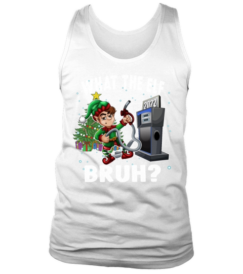 Elf Pumping Gas for Christmas 2022 Funny Tank Top Unisex