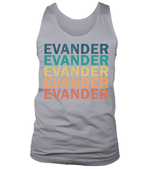 Evander Name T Shirt - Evander Vintage Retro Name Tank Top Unisex