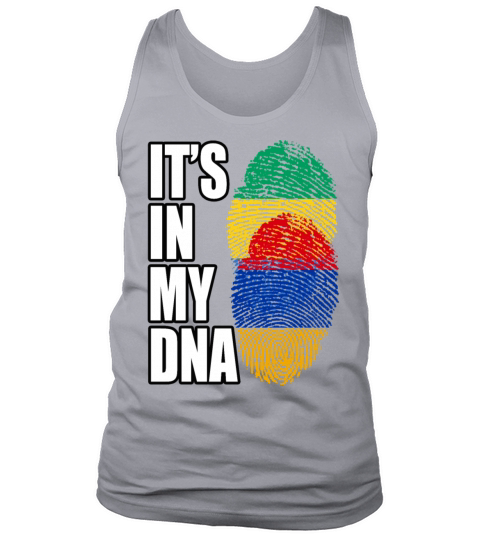 Gambian And Armenian Mix Heritage DNA Flag Tank Top Unisex