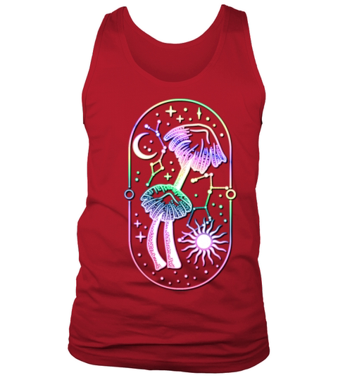 Goblincore Dark Academia Aesthetic Mushroom Tank Top Unisex