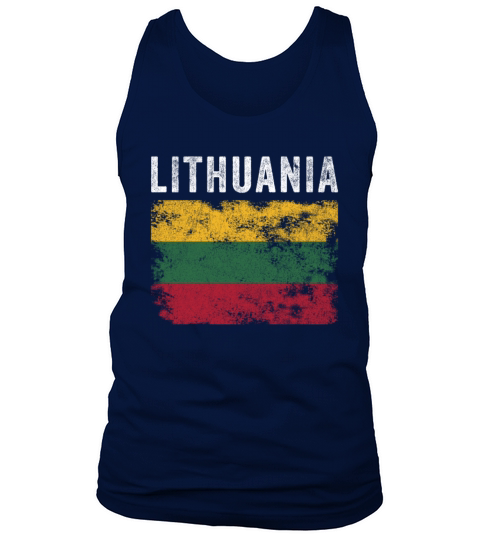 Lithuania Flag Vintage - Lithuanian Flag Tank Top Unisex