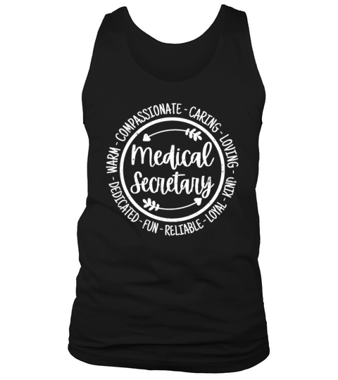 Medical Secretary Doctor Nurse Assistants Vintage Tank Top Unisex