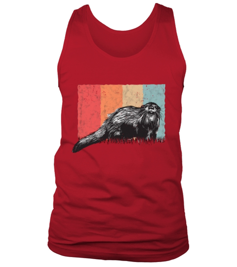 Otter Retro Vintage Sea Tank Top Unisex