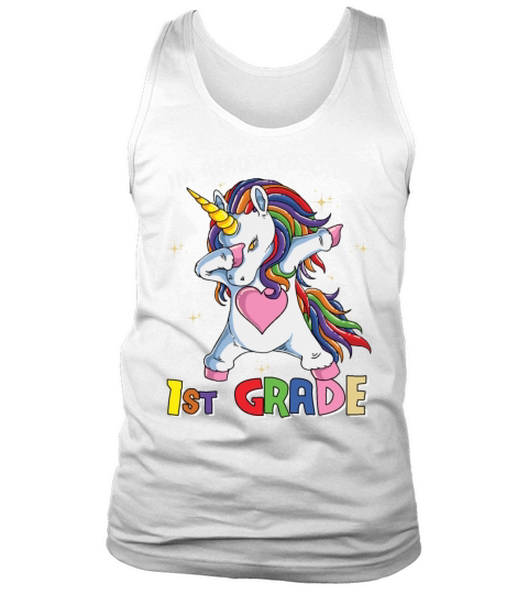 Ready To Crush 1st Grade Dabbing Unicorn Tank Top Unisex