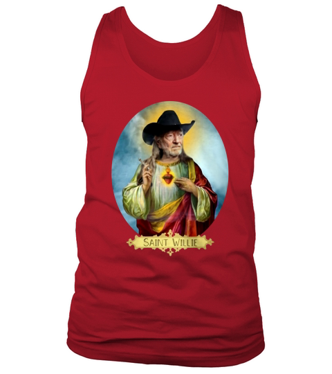 Saint Willie Nelson Prayer Candle shirt Tank Top Unisex