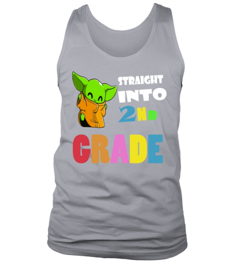 Straight Into 2nd Grabe Happy Baby Yoda Tank Top Unisex