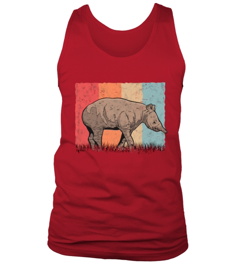 Tapir Retro Flatland Vintage Tank Top Unisex