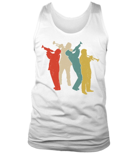 Trumpet Player Retro Vintage Tank Top Unisex