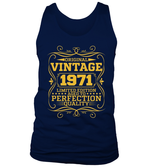 Vintage 1971 Original Limited Edition Tank Top Unisex