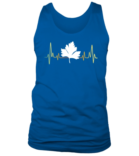 Vintage Coriander Ecg Heartbeat Tank Top Unisex