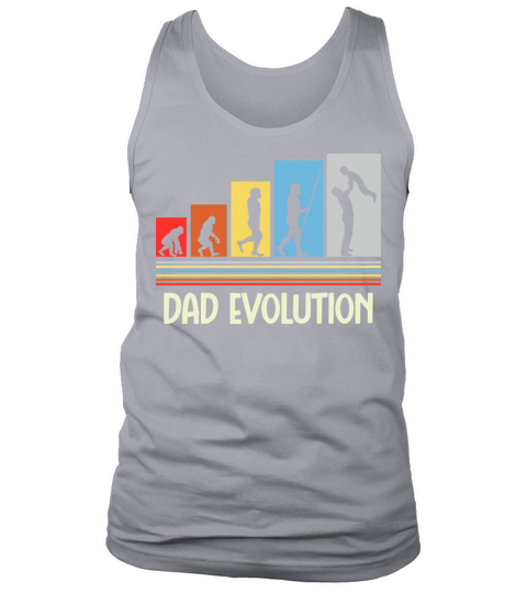 Vintage Dad Daddy Evolution Tank Top Unisex