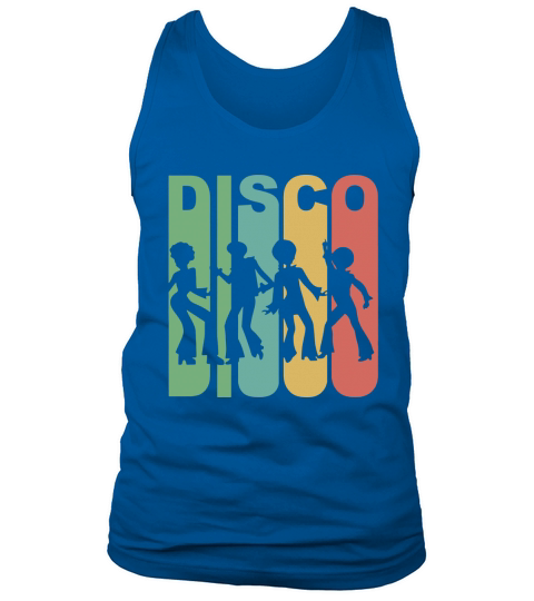 Vintage Retro 1970s Disco Dancer Tank Top Unisex