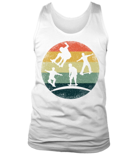 Vintage Skating Boarding Skate Skateboard Tank Top Unisex